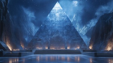 星夜舞台与石墙1