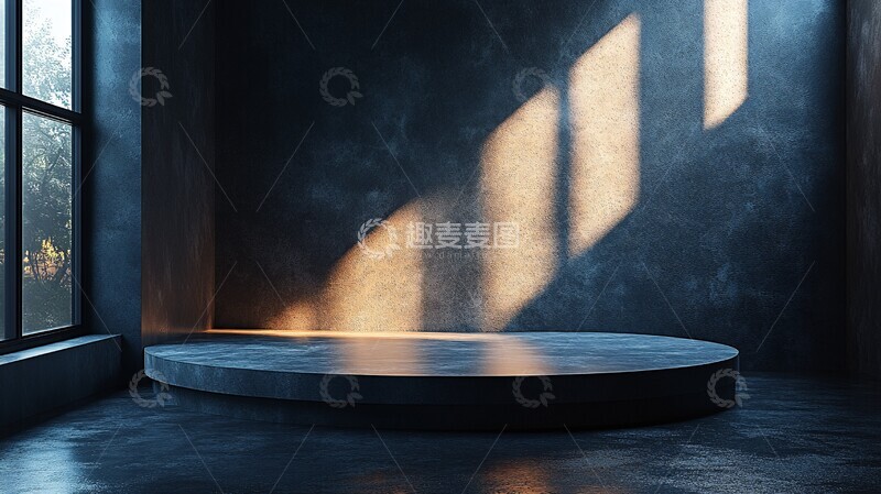 高清大图下载【趣麦麦图】暗调产品展示空间