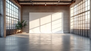 灰色摄影棚巨型装置艺术2