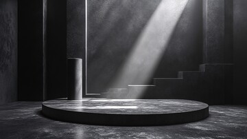 圆柱展示台与底座1