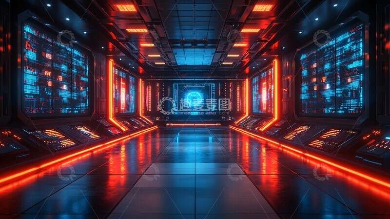 高清大图下载【趣麦麦图】未来游戏节目舞台2