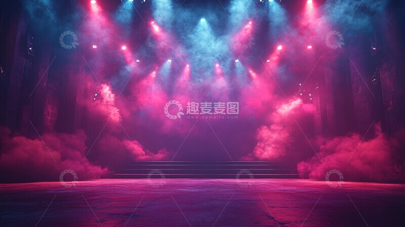 高清大图下载【趣麦麦图】舞台灯光大屏幕2