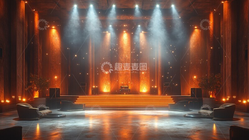 高清大图下载【趣麦麦图】音乐会舞台与灯光效果2