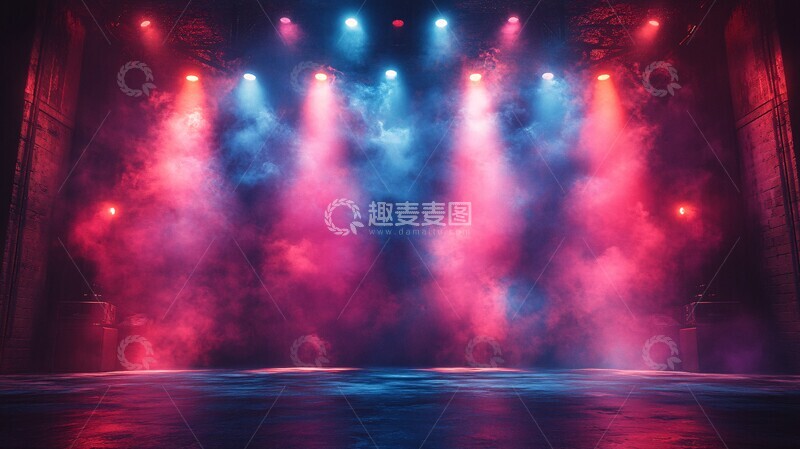 高清大图下载【趣麦麦图】舞台灯光大屏幕