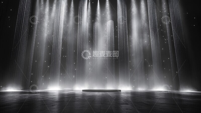 高清大图下载【趣麦麦图】空舞台上的加密钱包与数据1