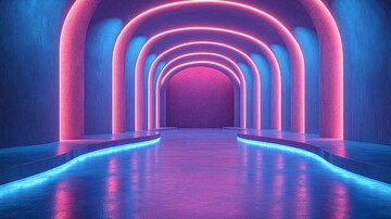 渐变蓝光直播背景