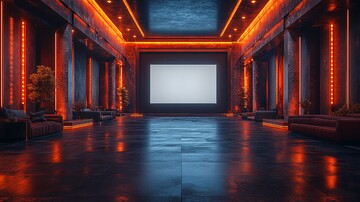 空舞台LED灯现代装饰2