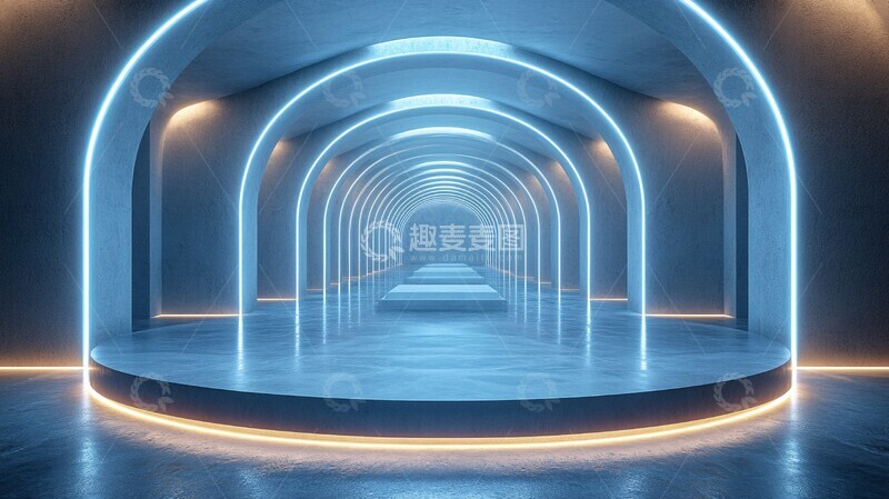 高清大图下载【趣麦麦图】空产品展示场景1