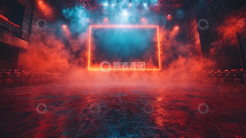 高清大图下载【趣麦麦图】3D舞台大屏幕2