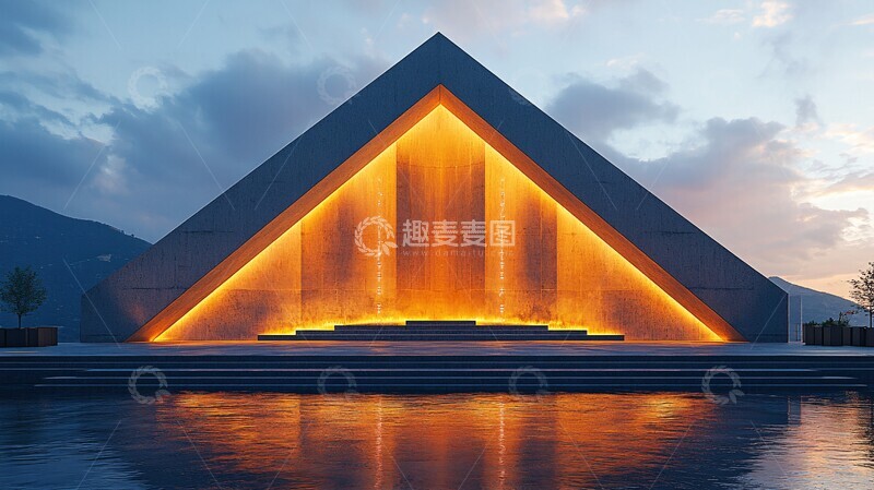 高清大图下载【趣麦麦图】户外音乐节舞台LED屏幕设计1