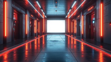 空舞台LED灯现代装饰