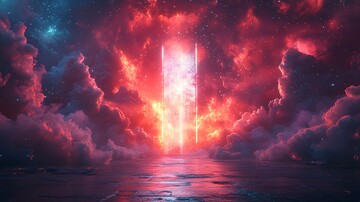 舞台时空门与矩阵光束1