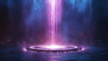 光能核心核心光束圆形