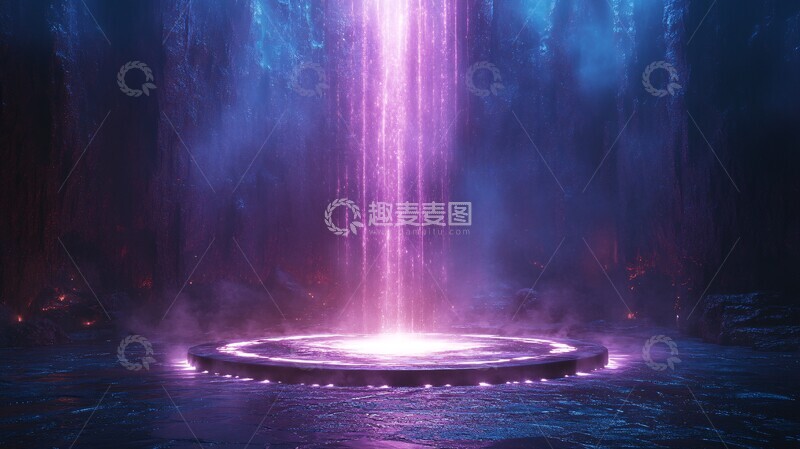 高清大图下载【趣麦麦图】光能核心核心光束圆形