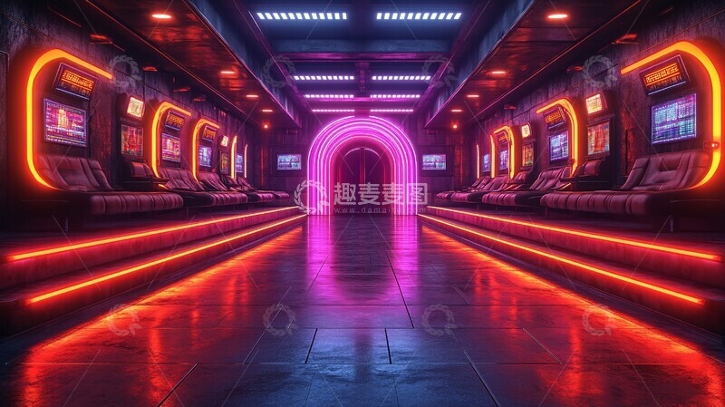 高清大图下载【趣麦麦图】豪华电视游戏节目现场2