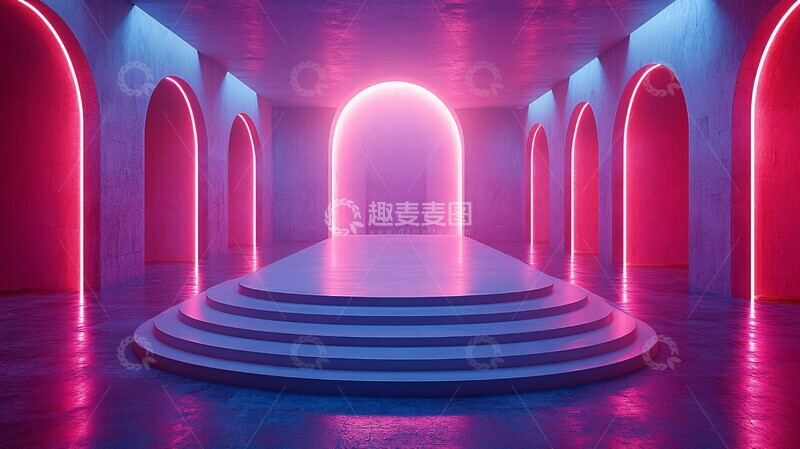 高清大图下载【趣麦麦图】空产品展示场景