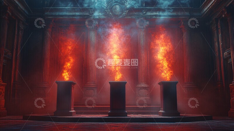 高清大图下载【趣麦麦图】三屏分镜超清图像1