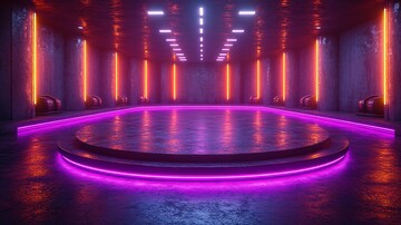 豪华电视游戏节目现场