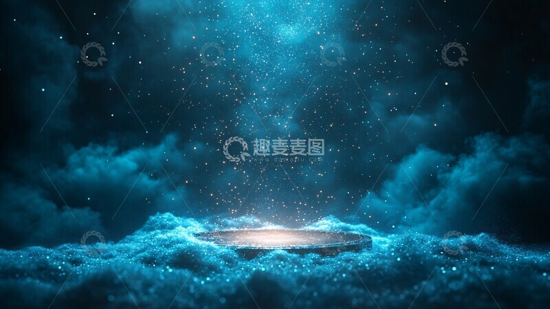 高清大图下载【趣麦麦图】舞台平台与DNA元素