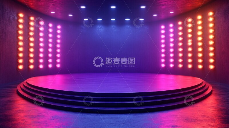 高清大图下载【趣麦麦图】豪华电视游戏节目现场1