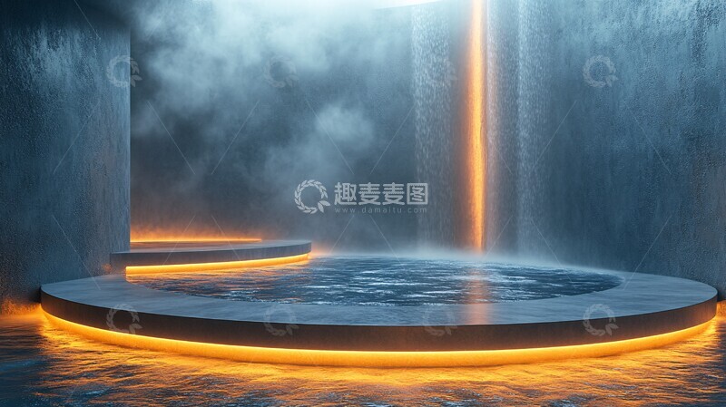 高清大图下载【趣麦麦图】黑色波浪背景1