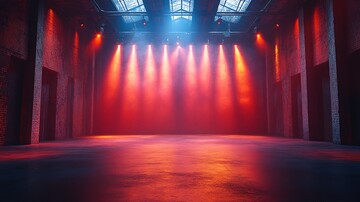 低垂聚光灯舞台2