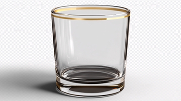 金边透明玻璃杯644