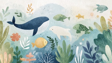 海洋生物插画811