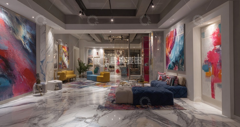 高清大图下载【趣麦麦图】-现代艺术风格室内空间展示565