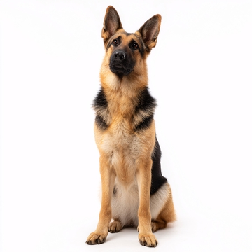 坐立的德国牧羊犬431