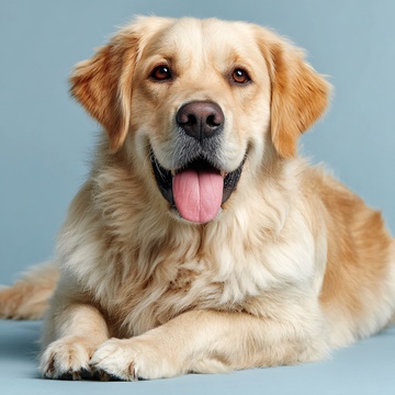 可爱金毛犬肖像275