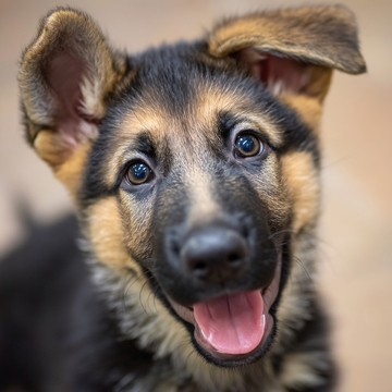 可爱德国牧羊犬幼犬特写442