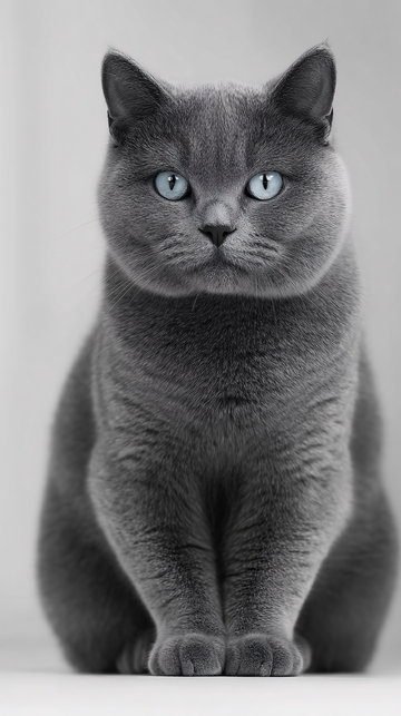 蓝眼灰猫特写708