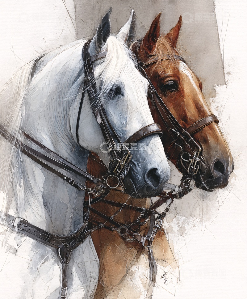 高清大图下载【趣麦麦图】双马插画特写597