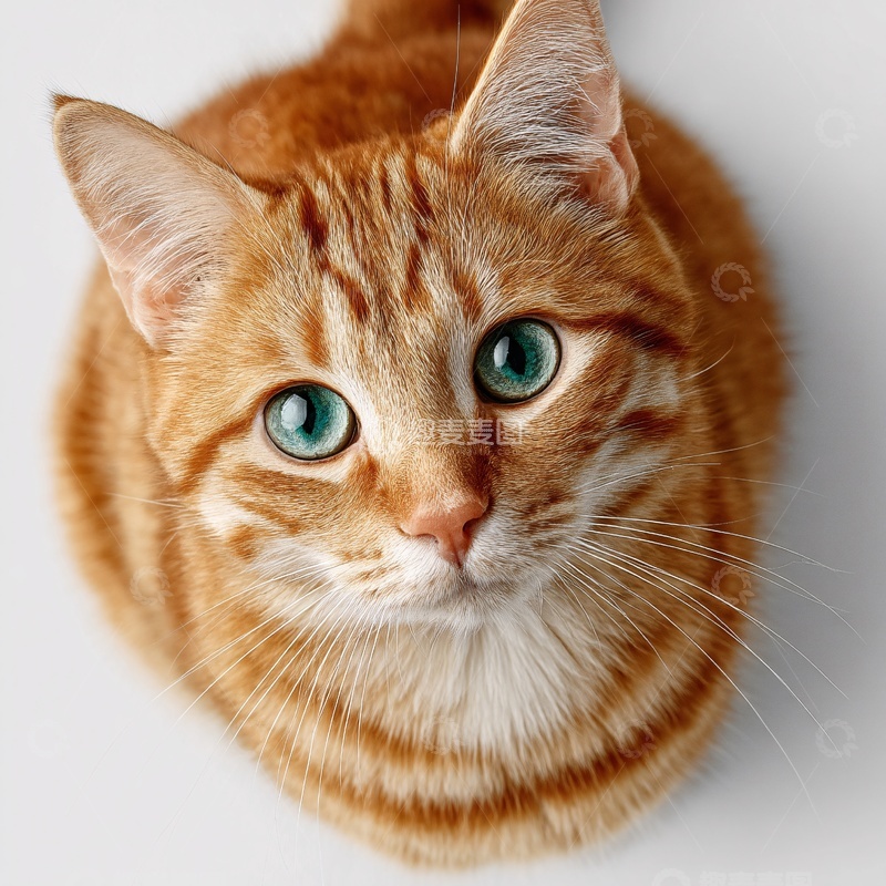 高清大图下载【趣麦麦图】可爱橘猫特写941
