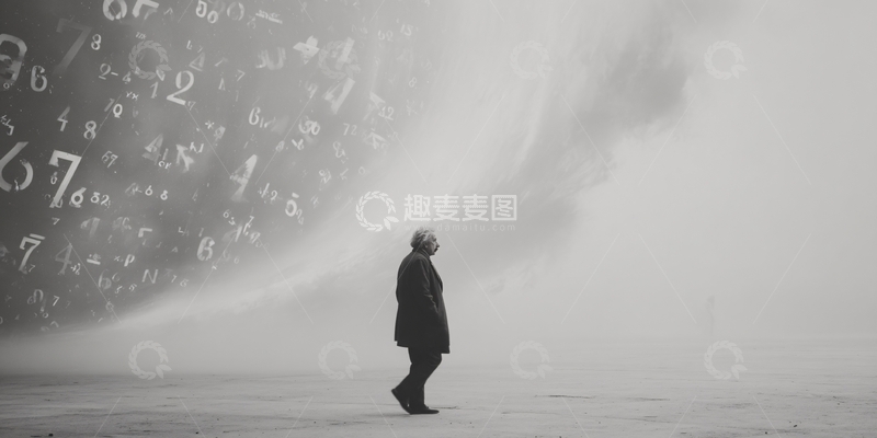 高清大图下载【趣麦麦图】漫步于数字云雾中的人970
