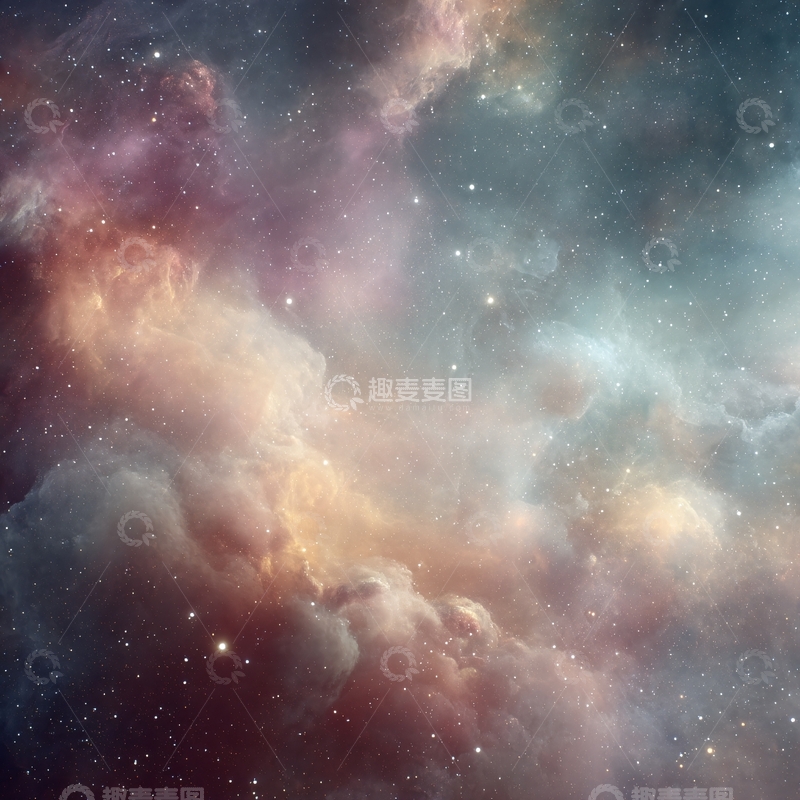 高清大图下载【趣麦麦图】-梦幻绚丽的宇宙星云景象194