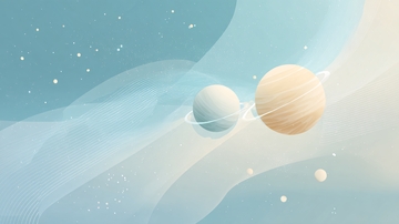 梦幻宇宙双行星插画758