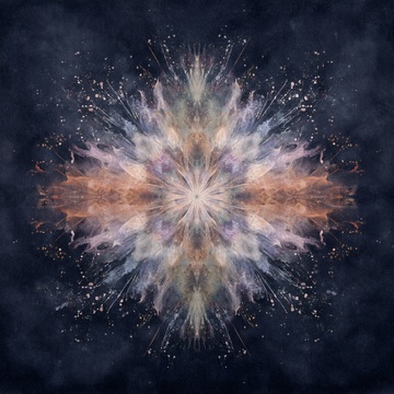 绚丽爆炸图案插画594