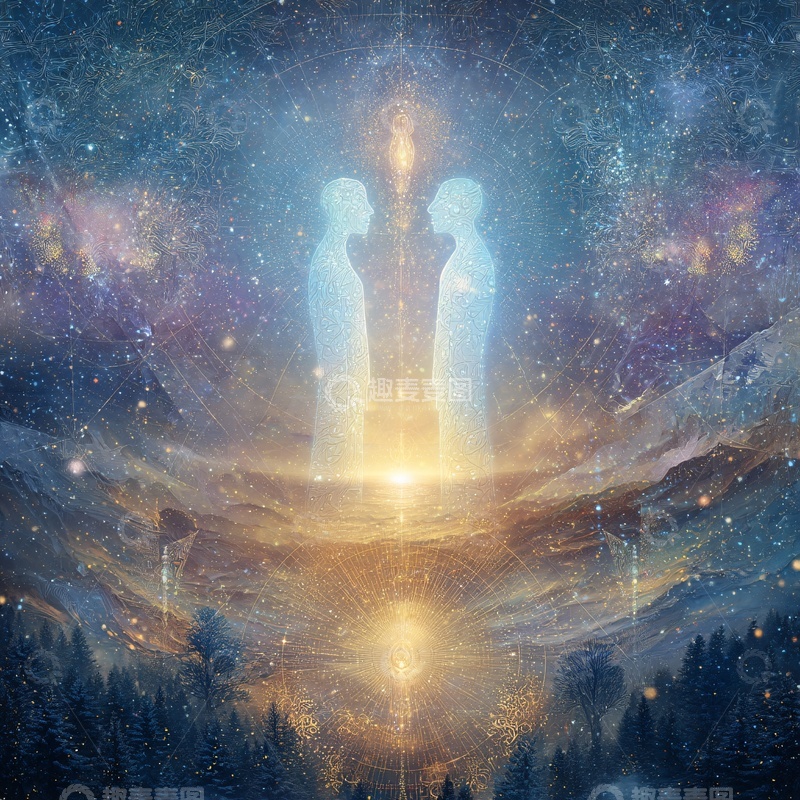高清大图下载【趣麦麦图】星空下的灵魂对视121