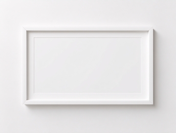 白色空白画框插画813