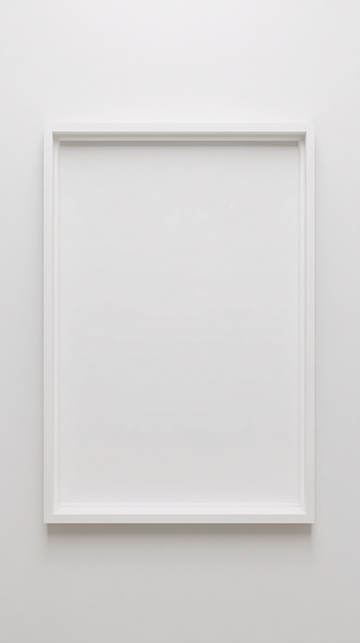 白色空白画框展示图495