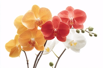 多彩蝴蝶兰花卉图808