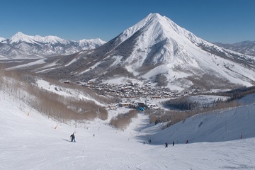 雪山滑雪场景观458