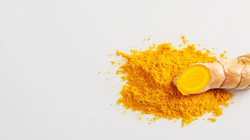 姜黄根茎与粉末特写739