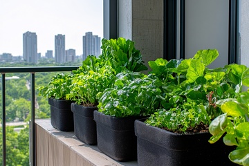 阳台绿植盆栽景观587