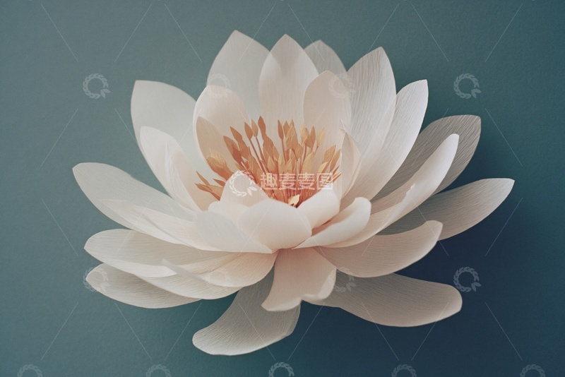 高清大图下载【趣麦麦图】一朵盛开的白色莲花877