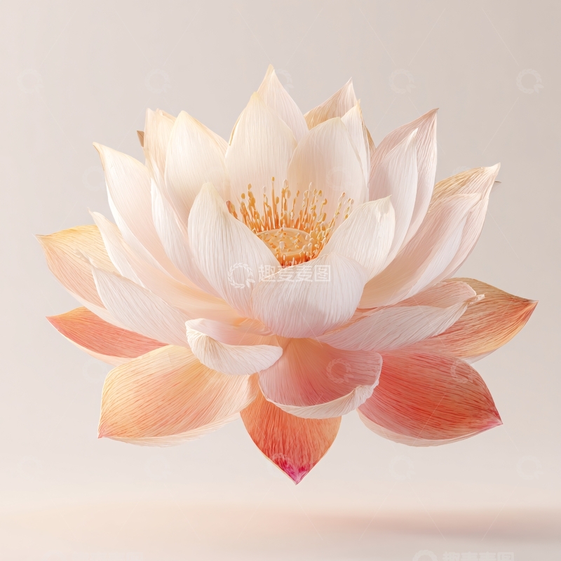 高清大图下载【趣麦麦图】绽放的美丽白色莲花304
