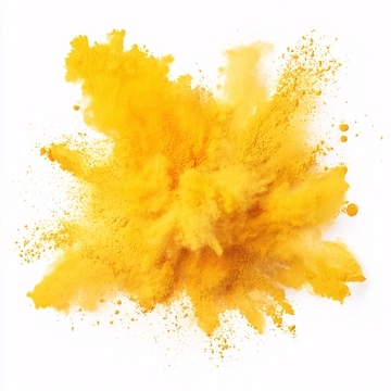 黄色粉末爆炸瞬间画面522