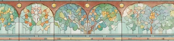 多幅插画风格植物画作展示476